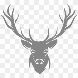 Cool Deer Head Stencil, HD Png Download