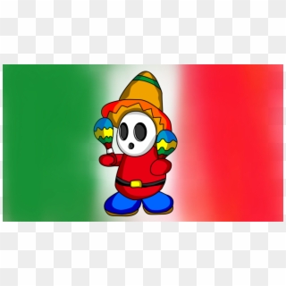 Download Mexican Guy With Maracas Clipart Shy Guy Maraca - Mexican Shy Guy, HD Png Download