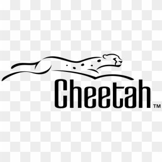 Cheetah Logo Black And White - Cheetah Logo Png, Transparent Png