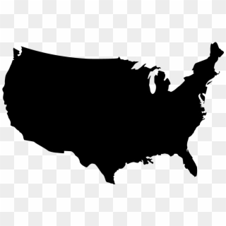 United States Silhouette Png - United States Vector, Transparent Png