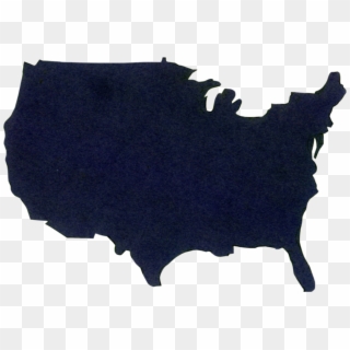 Cutout Paper Map Of United States - United States Cutout, HD Png Download