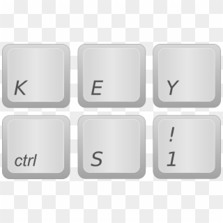 Keyboard Keys Png - Keyboard Keys Clip Art, Transparent Png