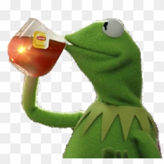 Kermit Sipping Tea Sticker , Png Download - Kermit Meme Png, Transparent Png