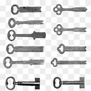Printable Collage Sheet Of Keys - Metalworking Hand Tool, HD Png Download