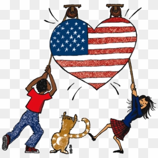 I Love America Free Png Image - Cartoon, Transparent Png