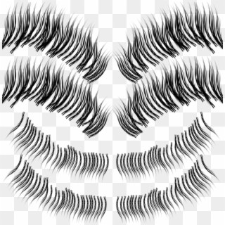 Now How Do I Make The Polygons Transparent So Only - Eyelashes Texture Png, Png Download