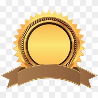 Winner Ribbon Png Transparent Images - Golden Certificate Award Png, Png Download