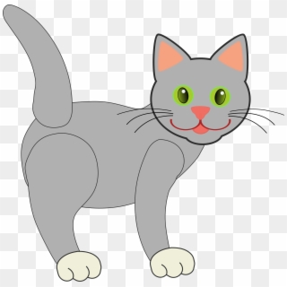 Graphic Download Cat Png Clipart - Cliparts Grey Cat, Transparent Png