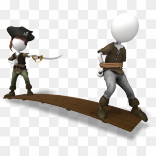 Wood Clipart Walk The Plank - Walk The Plank Png, Transparent Png