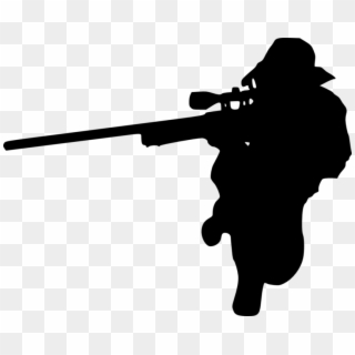 Free Png Sniper Shooter Silhouette Png Images Transparent - Sniper Png, Png Download