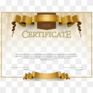 Certificate Png Picture - Background Design For Certificate, Transparent Png