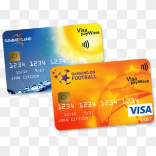 Atm Card Clipart Visa - Credit Card And Debit Card, HD Png Download