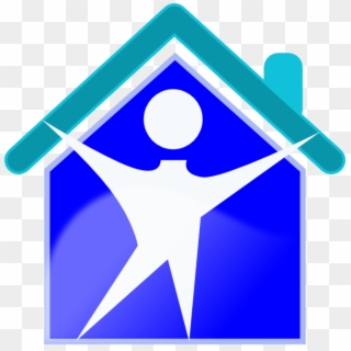 Realestate Icon Png - Hombre Y Su Casa Png, Transparent Png
