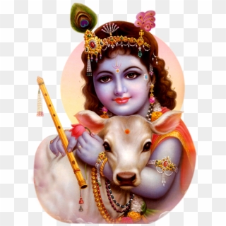 God Png Images - Krishna With Cow Hd, Transparent Png