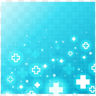 Blue Medical Symbol Background 2019 Vector - Medical Backgrounds, HD Png Download