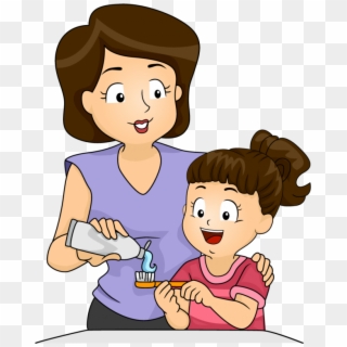 Arau Baby Would You Use The Sandpaper - Mother Brushing Baby Teeth, HD Png Download