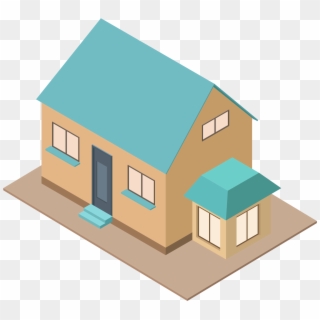 5d City Life Dimensional Png And Vector Image - House, Transparent Png