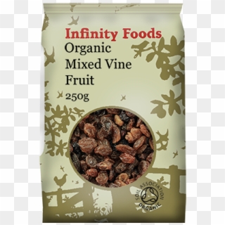 Organic Mixed Vine Fruit - Infinity Food Organic Pumpkin Seeds 250g, HD Png Download