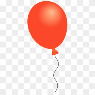 Svg Library Orange Balloon Cliparts Download Clip Art - Single Balloon Transparent, HD Png Download