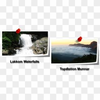 Kerala Tourist Places - Waterfall, HD Png Download