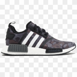 Adidas Nmd R1 Bape Black Camo - Adidas Chaussure Pour Homme, HD Png Download