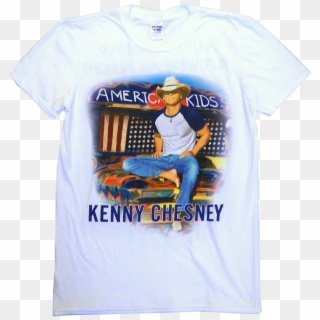 Kenny Chesney American Kids White Tee - Active Shirt, HD Png Download