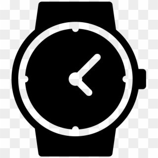 Watches Front View Filled - Watch Icon, HD Png Download