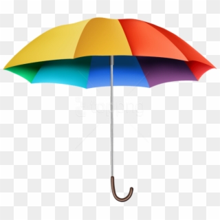 Free Png Download Rainbow Umbrella Transparent Clipart - Umbrella, Png Download