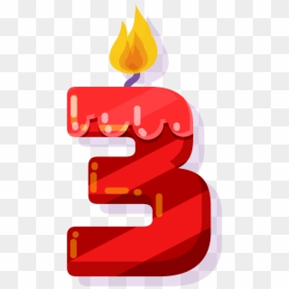 3 Number Png Image - وکتور اعداد, Transparent Png