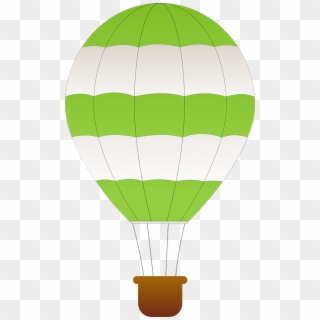 Balloon, Fly, Hot Air Balloon, Flight, Striped - Hot Air Balloon Clip Art, HD Png Download