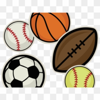 Sports Clipart Scrapbook - Basketball Soccer And Softball, HD Png Download