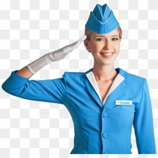 Girl - Flight Attendant Png, Transparent Png