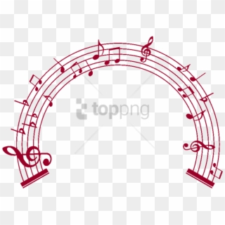 Free Png Music Notes Png Clipart Png Image With Transparent - Circle Musical Notes Png, Png Download