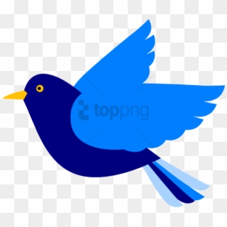 Free Png Blue Bird Png Image With Transparent Background - Transparent Background Flying Bird Clipart Png, Png Download