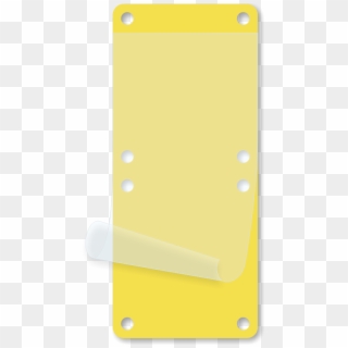 Yellow Blank Tag - Paper Product, HD Png Download