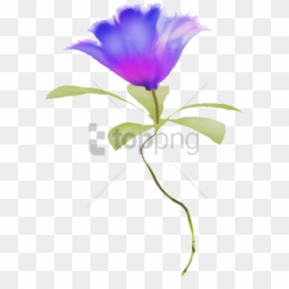 Free Png Watercolor Flower Blue Flowers Border Png - Portable Network Graphics, Transparent Png