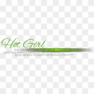Hot Girl Png Text - April, Transparent Png
