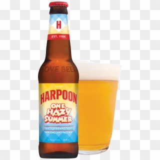 One Hazy Summer Bottle And Glass, Pdf - Harpoon One Hazy Summer, HD Png Download