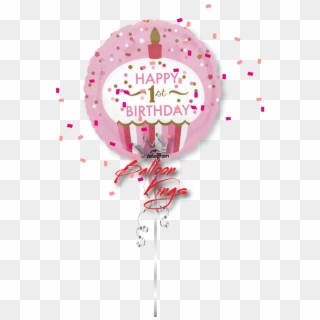 1st Birthday Little Girl Cupcake - 1 Birthday Girl, HD Png Download