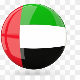 United Arab Emirates - Uae Flag Round Png, Transparent Png