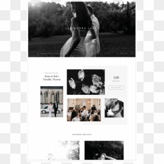 Inspirational Photography Websites Elegant Wedding - Photograph, HD Png Download