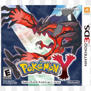 Pokemon Y Box Art - Pokemon Y Nintendo 3ds, HD Png Download
