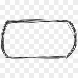 Round Rectangle Png - Rectangle Hand Drawn Png, Transparent Png