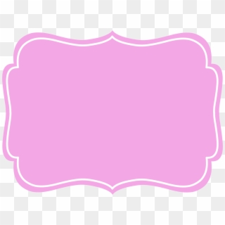 Transparent Label Pink And White - Clip Art, HD Png Download