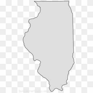 Map Outline, State Outline, State Pattern, State Crafts, - Illinois State Shape, HD Png Download