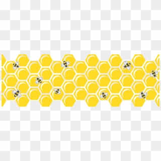 Hexagon Drawing Bee - Honeybee, HD Png Download