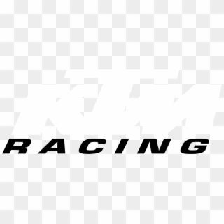 Ktm Racing Logo Black And White - Graphics, HD Png Download