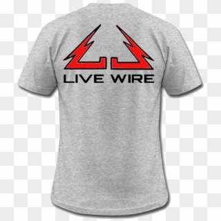 **preorder** Live Wire Lightning Logo T-shirt - Qr Code Scan Me, HD Png Download