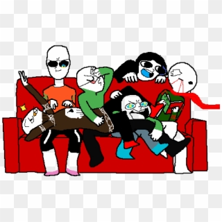 Sans Christmas Party - Cartoon, HD Png Download
