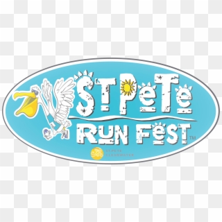 St Pete Run Fest Logo - Label, HD Png Download